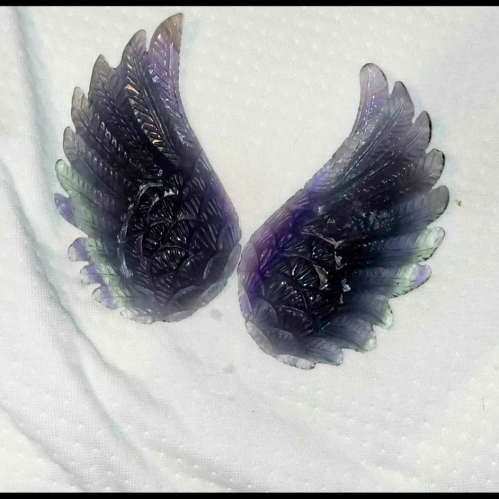 Flourite Angel Wings